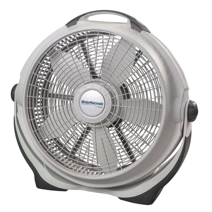 20" Pivoting Floor Fan with 3 Speeds, Gray, A20301